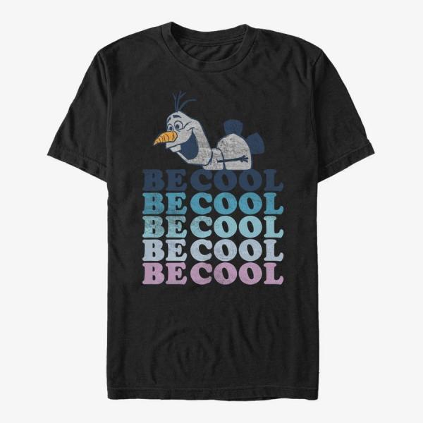 Tričko Merch Disney Frozen 2 - OLAF BE COOL Unisex T-Shirt Black L