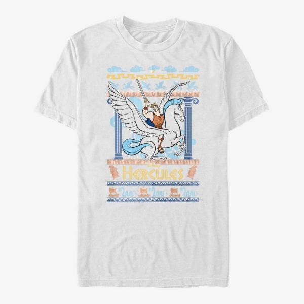 Tričko Merch Disney Hercules - Hercules Sweater Unisex T-Shirt White M