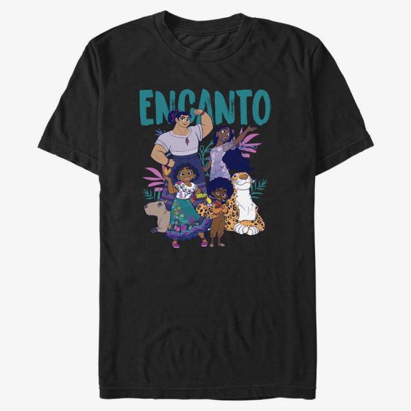 Tričko Merch Disney Encanto - Encanto Together Unisex T-Shirt Black S