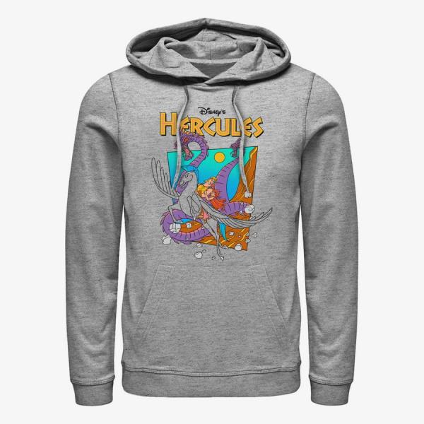 Queens Disney Hercules - Hydra Escape Unisex Hoodie Heather Grey