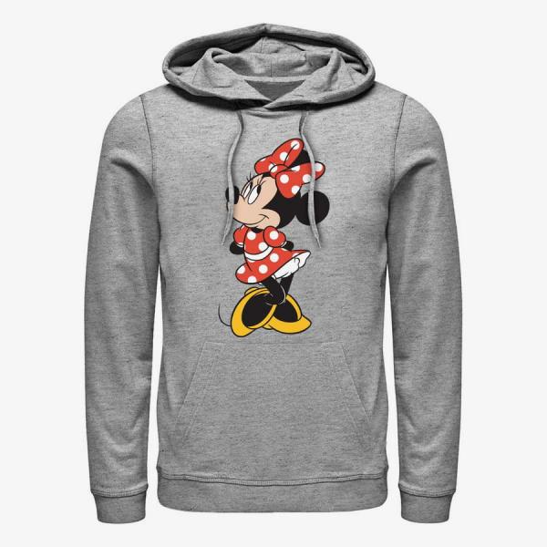 Mikina Merch Disney Classic Mickey - Traditional Minnie Unisex Hoodie Heather Grey S