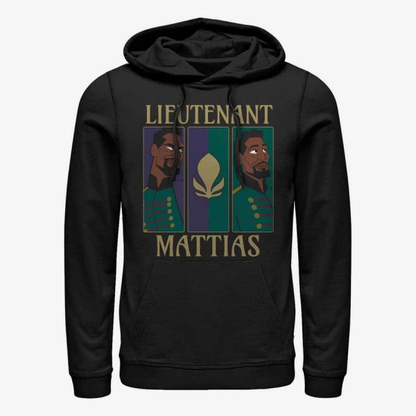 Mikina Merch Disney Frozen 2 - Lieutenant Mattias Unisex Hoodie Black XL