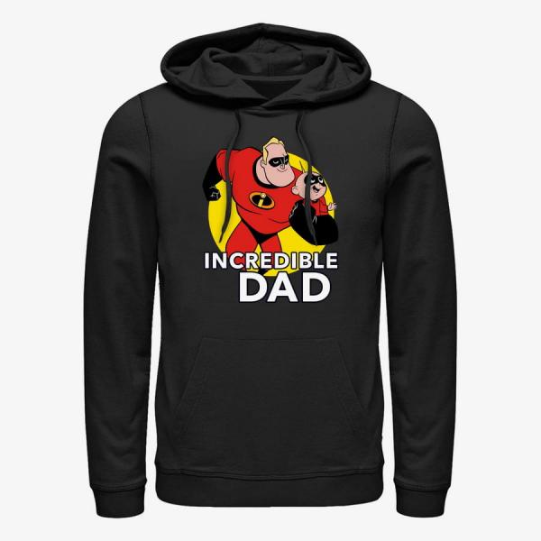 Mikina Merch Disney Incredibles 2 - Best Father Unisex Hoodie Black M