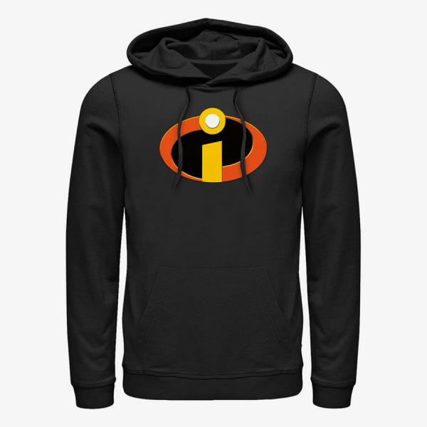Mikina Merch Disney Pixar The Incredibles - Incredibles Logo Unisex Hoodie Black S