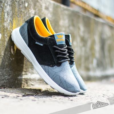 Supra Hammer Run Black/ Blue Print-White