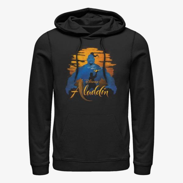 Queens Disney Aladdin: Live Action - Genie Silhouette Unisex Hoodie Black