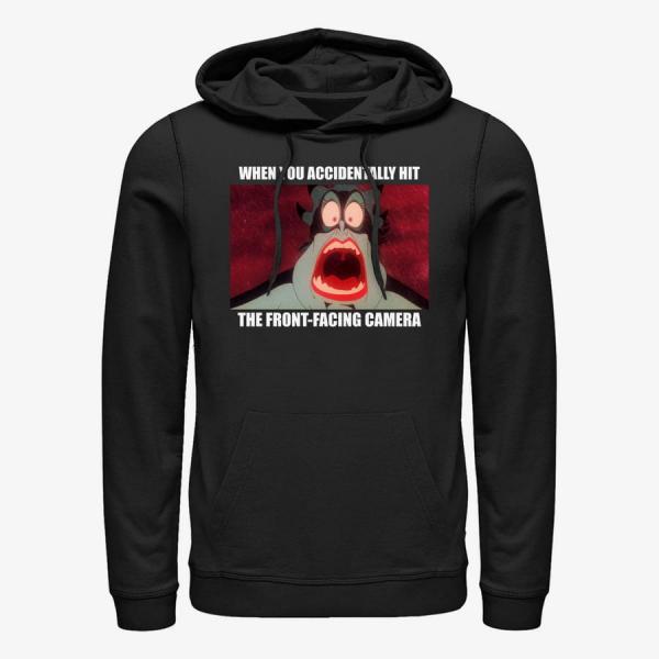 Mikina Merch Disney The Little Mermaid - Ursula Camera Meme Unisex Hoodie Black S