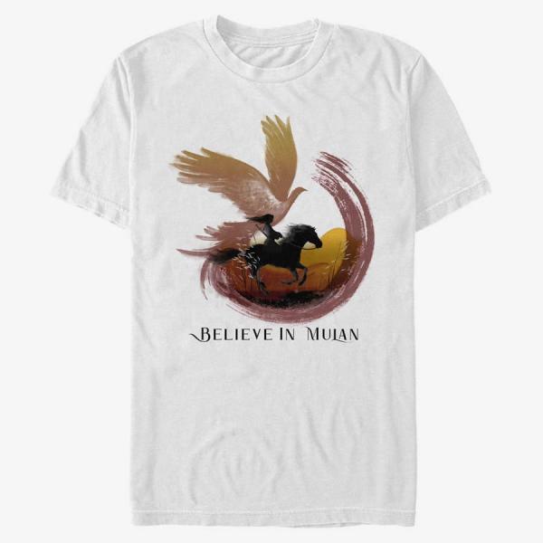 Tričko Merch Disney Mulan: Live Action - Believe Unisex T-Shirt White XXXL