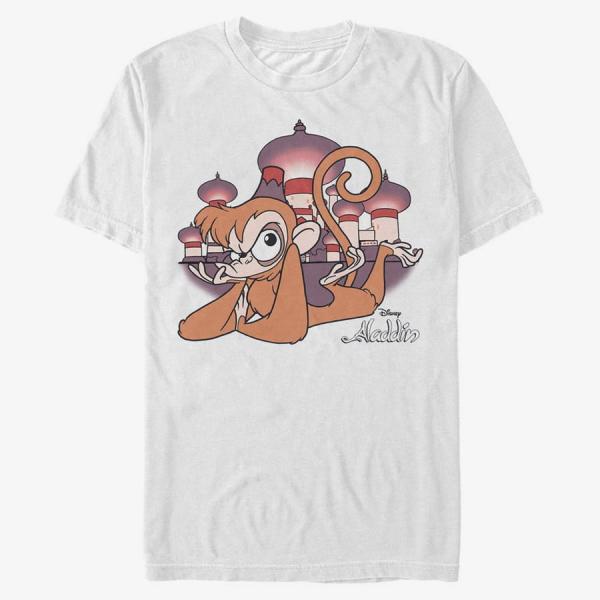 Tričko Merch Disney Aladdin - ABU Comp Unisex T-Shirt White M