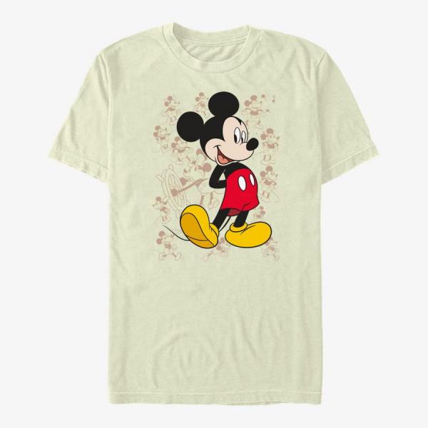 Queens Disney Mickey And Friends - Many Mickeys Unisex T-Shirt Natural