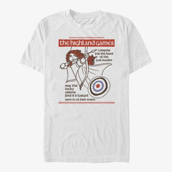 Queens Disney Brave - Highland Games Unisex T-Shirt White