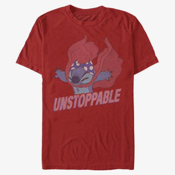 Tričko Merch Disney Lilo & Stitch - Unstoppable Stitch Unisex T-Shirt Red S