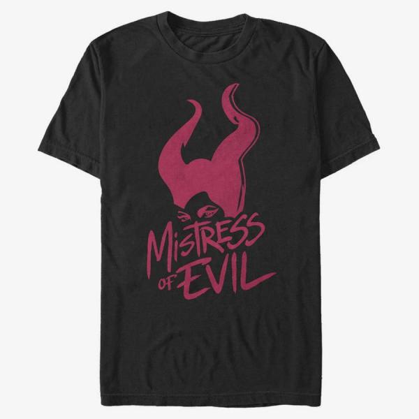 Tričko Merch Disney Maleficent: Mistress Of Evil - Evil Stamp Unisex T-Shirt Black S