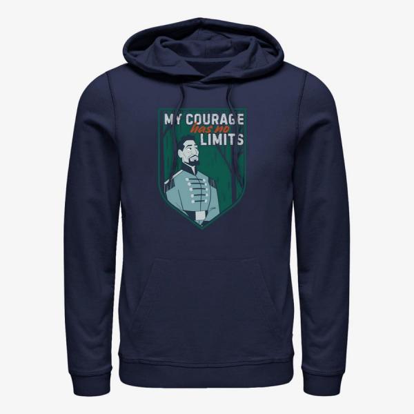 Mikina Merch Disney Frozen 2 - Mattias Courage Unisex Hoodie Navy Blue M