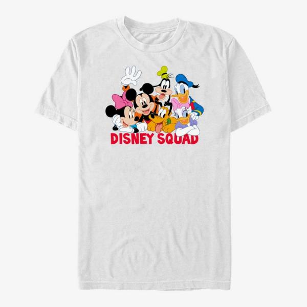 Tričko Merch Disney Mickey And Friends - Disney Squad Unisex T-Shirt White XXL