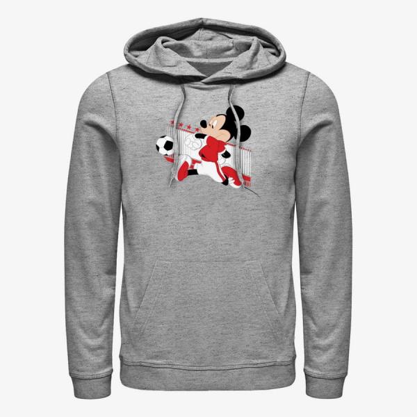 Mikina Merch Disney Classic Mickey - Canada Kick Unisex Hoodie Heather Grey M