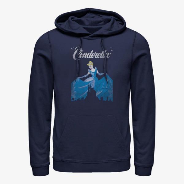 Mikina Merch Disney Cinderella - Dancing Cinderella Unisex Hoodie Navy Blue XXL