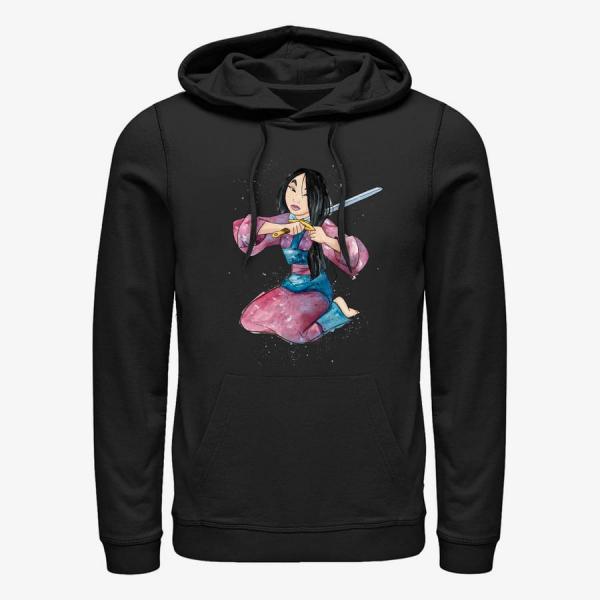 Mikina Merch Disney Mulan - Simple Chop Unisex Hoodie Black XL