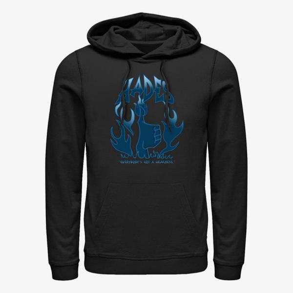 Mikina Merch Disney Hercules - Hades Flames Unisex Hoodie Black S