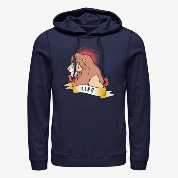 Queens Disney The Lion King - King Unisex Hoodie Navy Blue