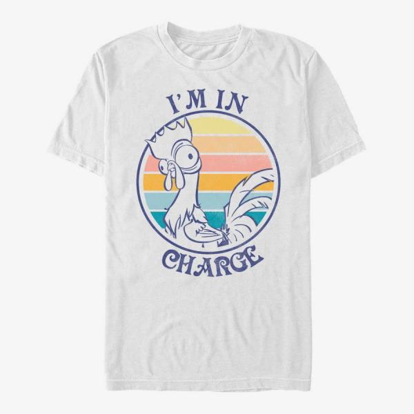 Tričko Merch Disney Moana - Sunset Hei Hei Unisex T-Shirt White S
