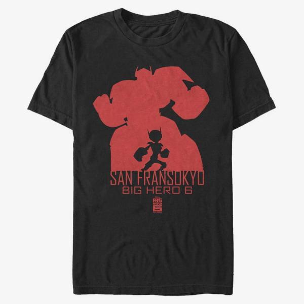 Queens Disney Big Hero 6 Series - Silhouette Baymax Unisex T-Shirt Black