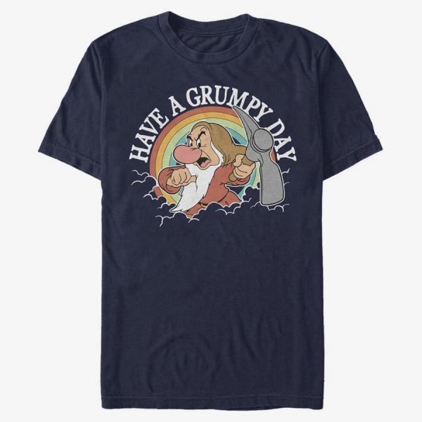 Queens Disney Snow White - Grumpy Day Unisex T-Shirt Navy Blue