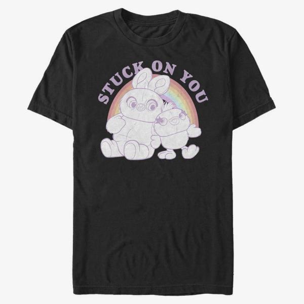 Tričko Merch Disney Toy Story 4 - Rainbow Pals Unisex T-Shirt Black XXXL