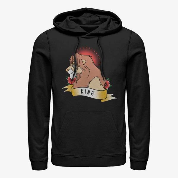 Mikina Merch Disney The Lion King - King Unisex Hoodie Black S