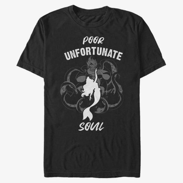 Tričko Merch Disney The Little Mermaid - Unfortunate Soul Unisex T-Shirt Black M
