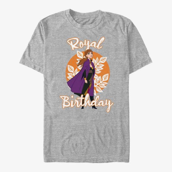 Queens Disney Frozen - Anna Birthday Princess Unisex T-Shirt Heather Grey