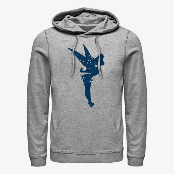 Queens Disney Peter Pan - Tink Americana Unisex Hoodie Heather Grey