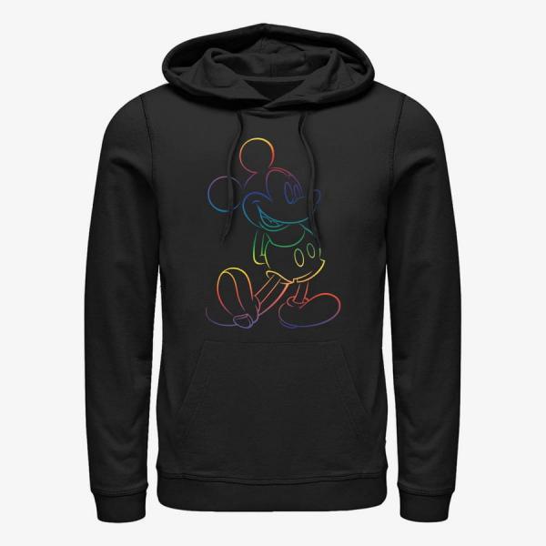 Mikina Merch Disney Mickey Mouse - Big Pride Unisex Hoodie Black S
