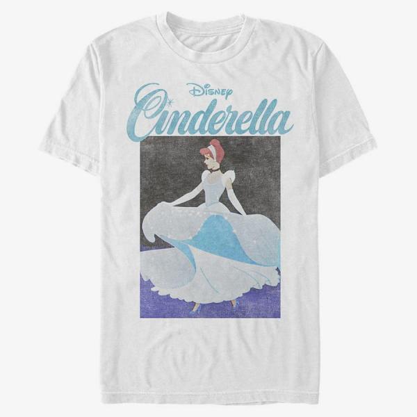 Tričko Merch Disney Cinderella - Chindy Squared Unisex T-Shirt White S