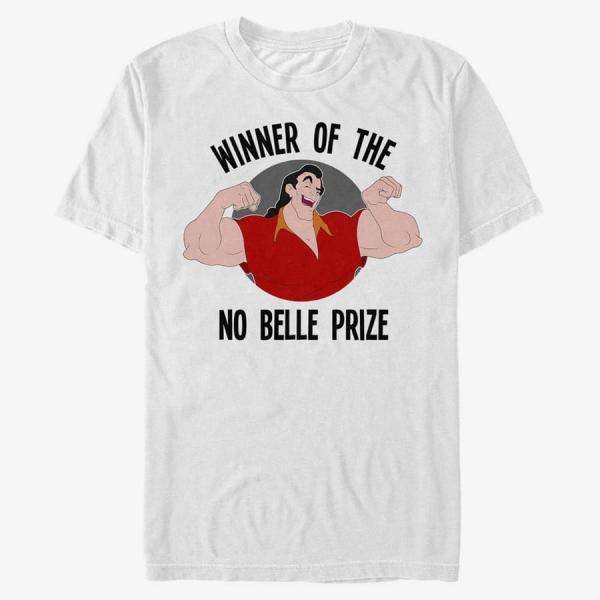 Tričko Merch Disney Beauty & The Beast - No Belle Prize Unisex T-Shirt White XXXL