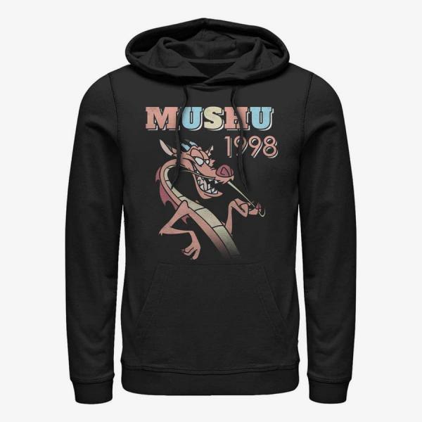 Mikina Merch Disney Mulan - 90s Mushu Unisex Hoodie Black XL