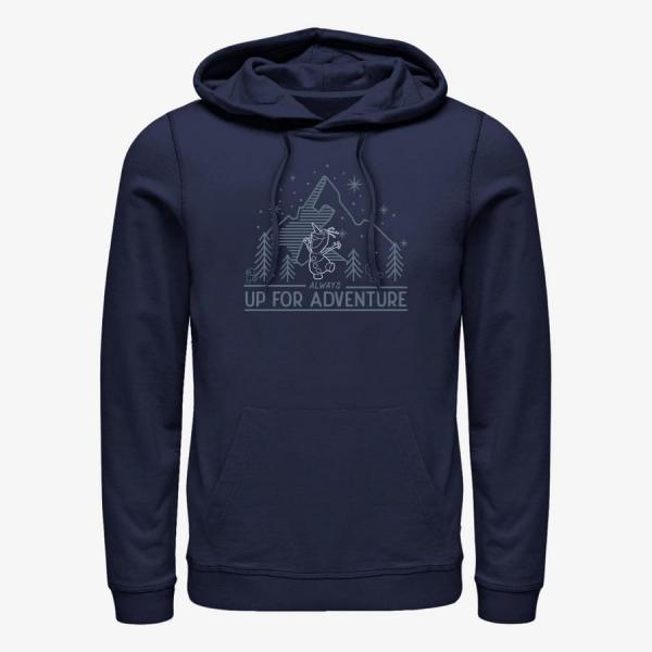 Mikina Merch Disney Frozen - Outdoor Adventure Unisex Hoodie Navy Blue M