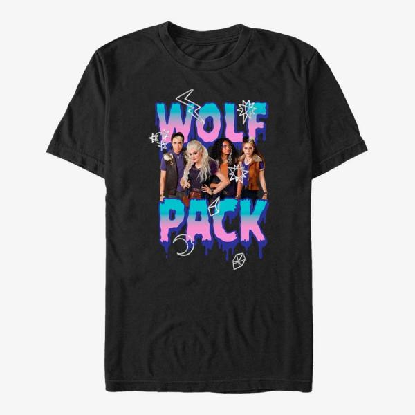 Queens Disney Zombies - WOLF PACK ZOMBIES - DSZB00BQSC_67HPI Unisex T-Shirt Black