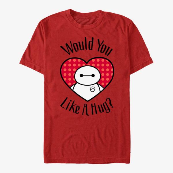 Queens Disney Big Hero 6 Movie - Hugs All Around Unisex T-Shirt Red