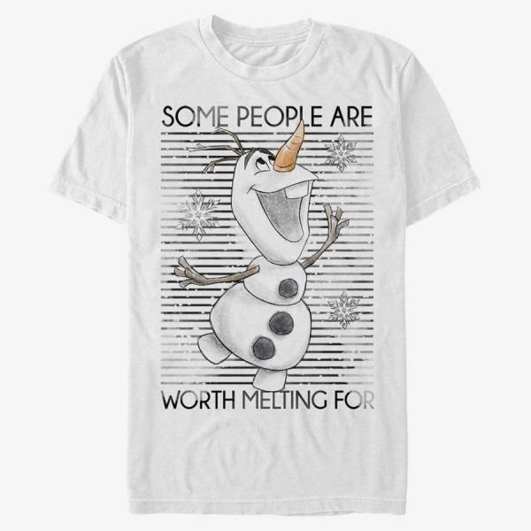 Queens Disney Frozen - Worth the Melt Unisex T-Shirt White