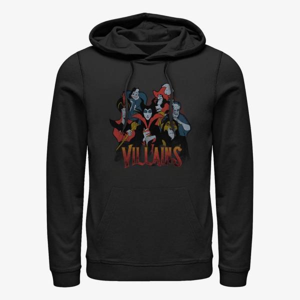Queens Disney Villains - Villains Vintage Unisex Hoodie Black