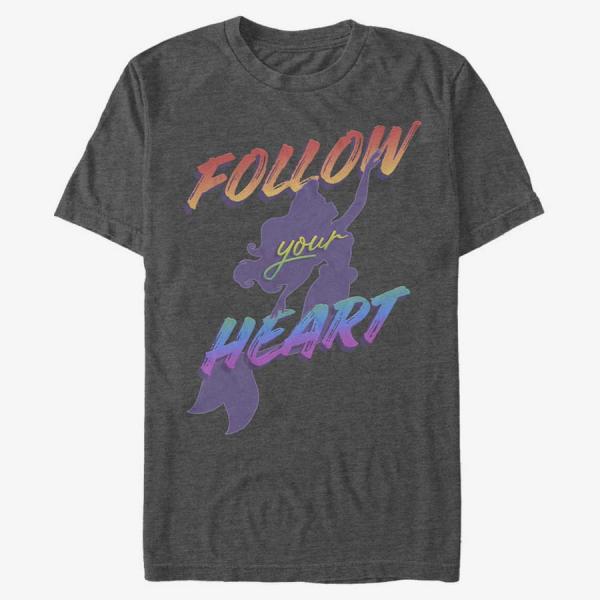 Queens Disney The Little Mermaid - Be Heard Unisex T-Shirt Dark Heather Grey