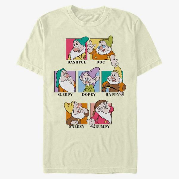 Queens Disney Snow White - 7 DWARFS Unisex T-Shirt Natural