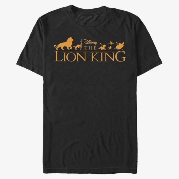 Queens Disney Lion King - Film Logo Unisex T-Shirt Black