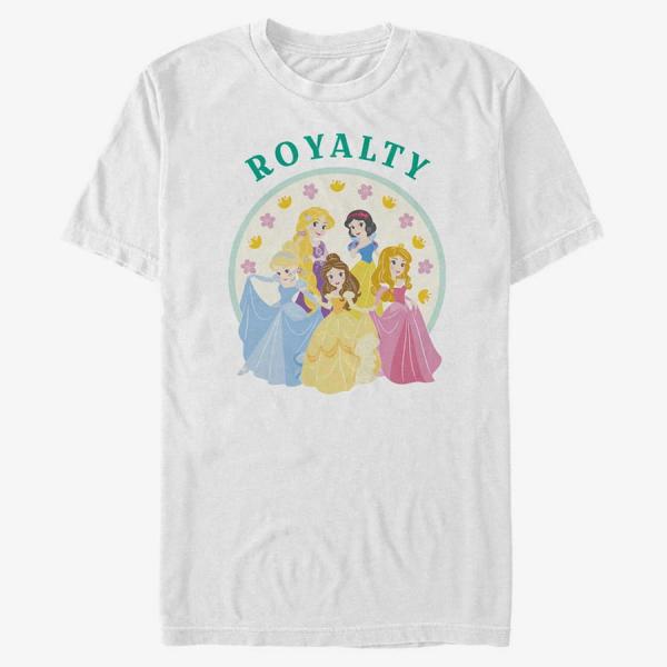 Tričko Merch Disney Princess - Chibi Princess Royalty Unisex T-Shirt White L