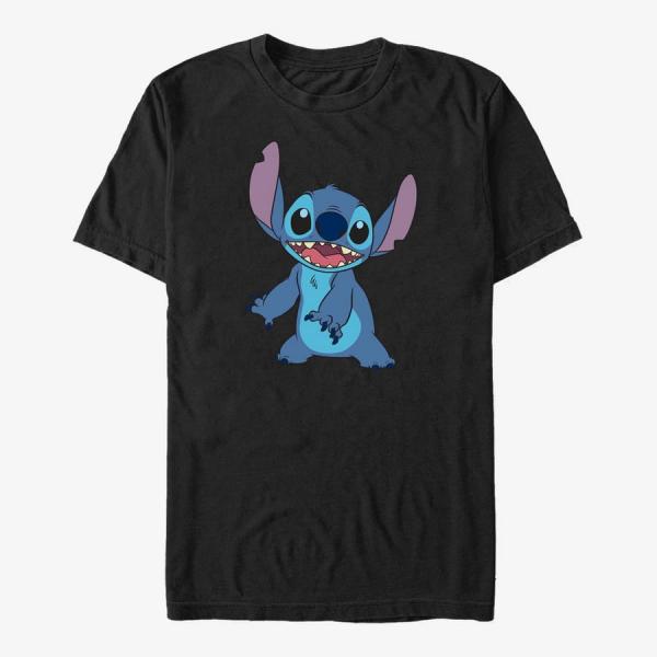 Tričko Merch Disney Lilo & Stitch - Basic Stitch Unisex T-Shirt Black XL