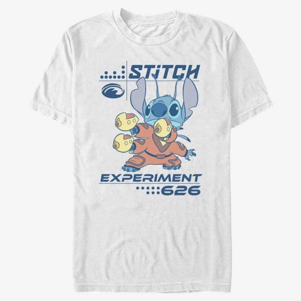 Queens Disney Lilo & Stitch - Experiment 626 Unisex T-Shirt White