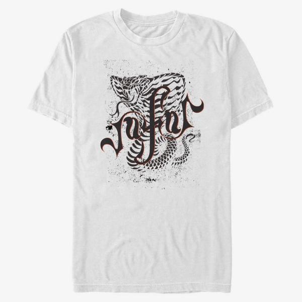 Tričko Merch Disney Aladdin: Live Action - Neon Jafar Unisex T-Shirt White S