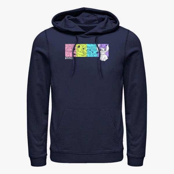 Mikina Merch Disney Lilo & Stitch - Stitch Box Unisex Hoodie Navy Blue S