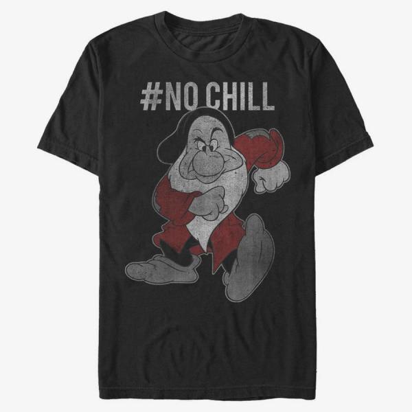 Tričko Merch Disney Snow White - Chill Not Unisex T-Shirt Black S